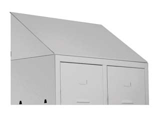 Tetto Inclinato Per Armadio Sporco/Pulito Cm.68,5X50 Prometal