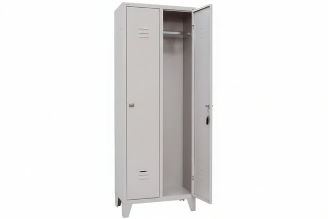 Armadio Spogliatoio A Due Posti Montato Cm.66X33X180H. Prometal