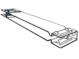 Traversino Per Scaffale A Gancio- - Mm.400 - 2 Pezzi Prometal
