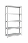 Scaffali In Kit 5 Ripiani Grigio Angolari Interi 5 Ripiani Cm.80X40X200H. Prometal