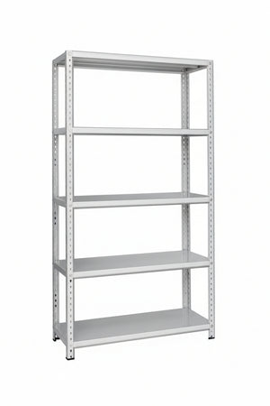 Scaffali In Kit 5 Ripiani Grigio Angolari Interi 5 Ripiani Cm.80X40X200H. Prometal