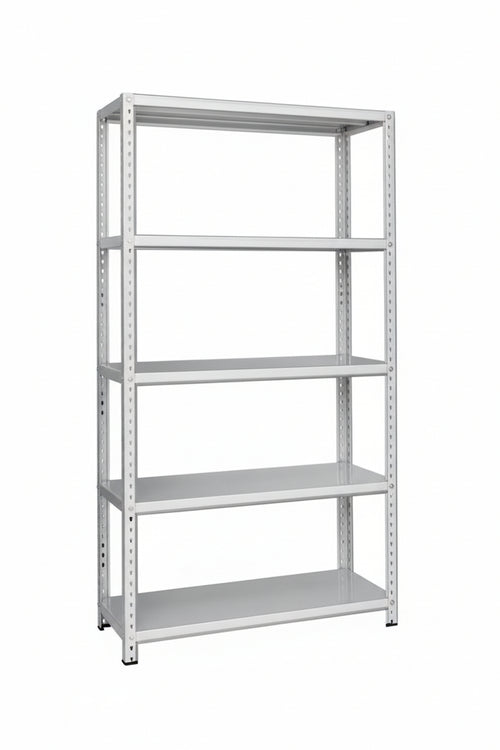 Scaffali In Kit 5 Ripiani Grigio Angolari Interi 5 Ripiani Cm.80X40X200H. Prometal