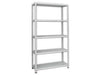Scaffali In Kit 5 Ripiani Grigio Angolari Interi 5 Ripiani Cm.100X40X200H. Prometal