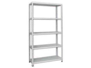 Scaffali In Kit 5 Ripiani Grigio Angolari Interi 5 Ripiani Cm.100X40X200H. Prometal