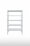 Scaffale In Kit 5 Piani A Incastro Zincato 5 Ripiani Cm.100X40X186H. Prometal
