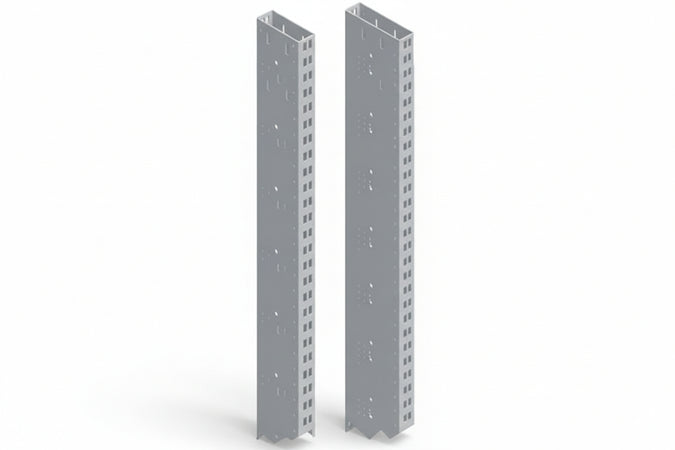 Piantana Verniciata Grigio Ral 7035 Mm.1760 H.X80 L.X30 P80