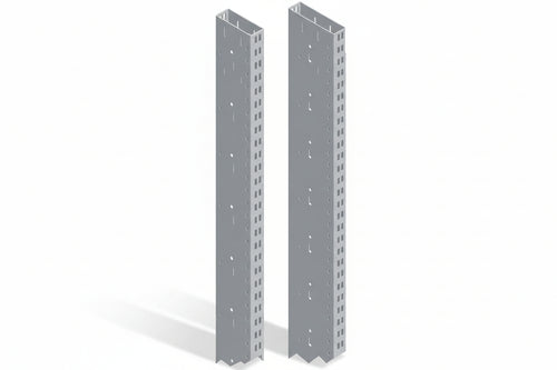 Piantana Verniciata Grigio Ral 7035 Mm.2160 H.X80 L.X30 P80