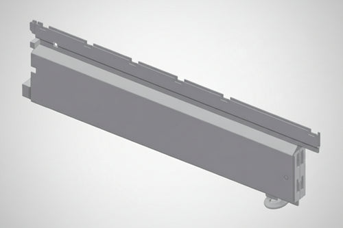 Base Scatolata Per Piantana Con Piedino Regolabile Grigio Ral 7035 Mm.400 P.X300 L.X140 H.