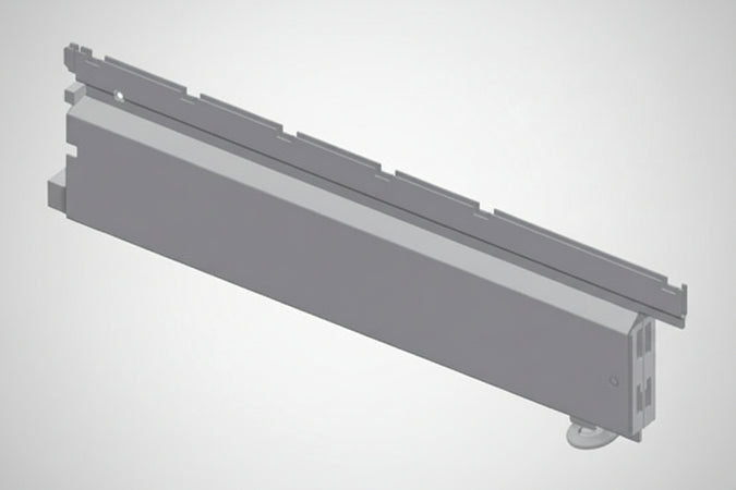 Base Scatolata Per Piantana Con Piedino Regolabile Grigio Ral 7035 Mm.400 P.X300 L.X140 H.