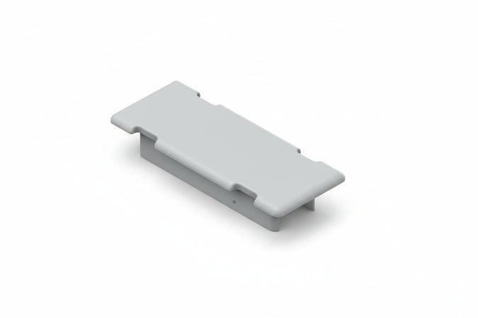 Tappo Sporgente Di Blocco Per Coperture In Plastica Grigio Mm.38X60