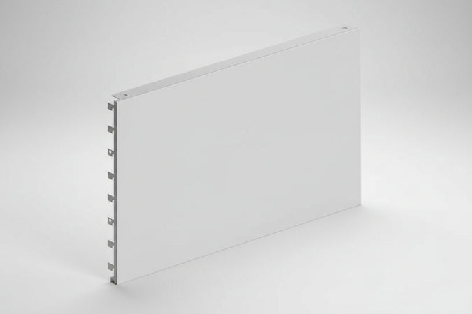 Fondale In Lamiera Liscio Mm.400H Grigio Ral 7035 Mm.500 L.X400 H.