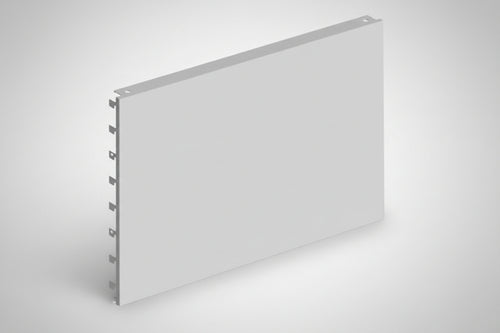 Fondale In Lamiera Liscio Mm.400H Grigio Ral 7035 Mm.665 L.X400 H.