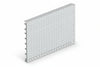 Fondale In Lamiera Forato Mm.400H Grigio Ral 7035 Mm.665 L.X400 H.