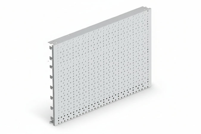 Fondale In Lamiera Forato Mm.400H Grigio Ral 7035 Mm.665 L.X400 H.