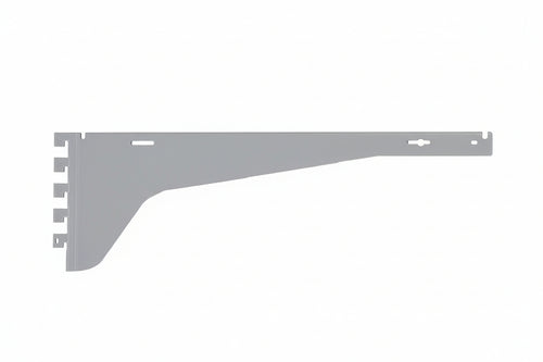 Mensola 5 Ganci Passo 25 5A Verniciata Grigio Ral 7035 Mm.500 Portata Kg.210 A Coppia