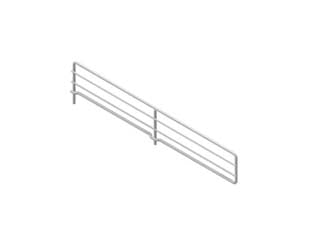 Divisorio Rettangolare In Filo Cromato Mm.500 L.X80 H.