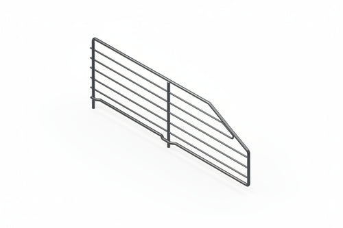 Divisorio Trapezoidale In Filo Cromato Mm.500 L.X160/80 H.