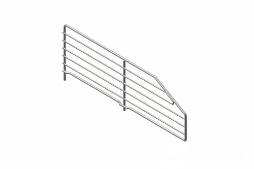 Divisorio Trapezoidale In Filo Cromato Mm.600 L.X160/80 H.