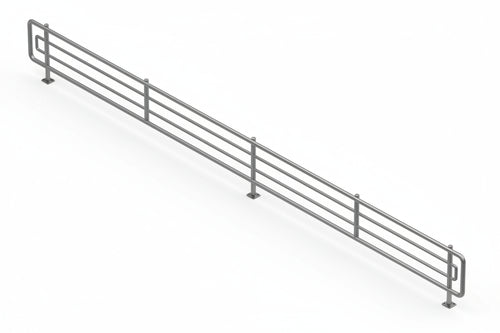 Frontalino In Filo Cromato Mm.665 L.X80 H.