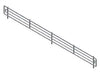 Frontalino In Filo Cromato Mm.1000 L.X80 H.
