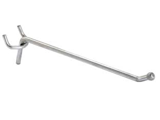 Gancio 1 Filo Per Pannelli Forati Con Punta Antinfortunistica- - Ø Mm.3,8X5X250 L. - 50 Pezzi