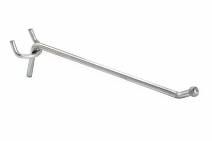 Gancio 1 Filo Per Pannelli Forati Con Punta Antinfortunistica- - Ø Mm.3,8X5X300 L. - 50 Pezzi