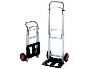 Carrello Portacasse Telescopico In Alluminio Portata Kg.90 Alte