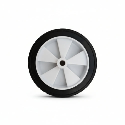 Ruota Per Carrello Portacasse Piena Mm.150 Ø Mm.150X40 Ø Foro Mm.12 Interasse Mm.55 Alte