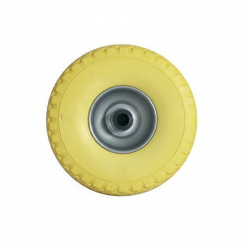 Ruota Per Carrello Pu Piena Mm.260 Cerchio In Acciaio Verniciato Ø Mm.260X85 Foro Mm.20 Alte