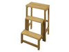 Scala Sgabello Ribaltina In Legno Colore Naturale Cm.37X23X57H.