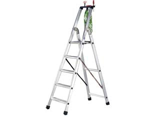 Scala In Alluminio Quadra En131 5 Gradini Cm.50X11,5X172H (112H Pedana) Kg.6,8 Facal