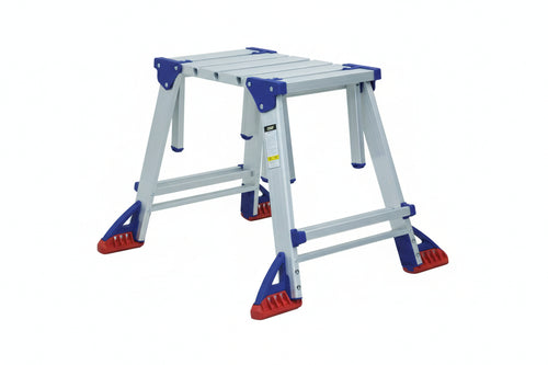 Kit Adeguamento En1314 Etichetta + Stabilizzatori Scala Briko Blu Per Scala Bb/4 Facal