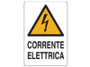 Cartello Corrente Elettrica- - Cm.20X30H. - 10 Pezzi