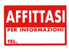Cartello Affittasi- - Cm.30X20H. - 10 Pezzi