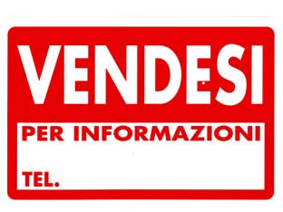 Cartello Vendesi- - Cm.30X20H. - 10 Pezzi