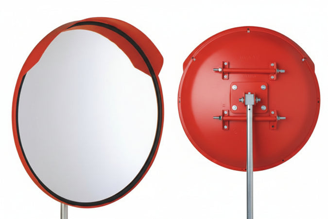 Specchio Stradale Parabolico Infrangibile In Policarbonato Ø Cm.80
