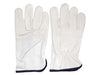 Guanti Da Lavoro In Pelle Bovina Bianco- - Tg.8 - 12 Paio Excel
