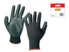 Guanti Da Lavoro In Poliestere Con Palmo Ricoperto In Lattice- - Tg.L Misura 9 - 12 Paio Excel