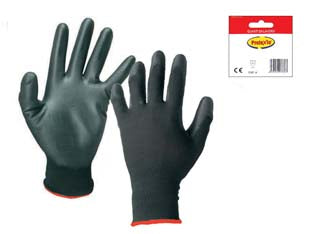 Guanti Da Lavoro In Poliestere Con Palmo Ricoperto In Lattice- - Tg.Xxl Misura 11 - 12 Paio Excel