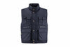Gilet Imbottito In Poliestere/Cotone Blu Tg.Xxl