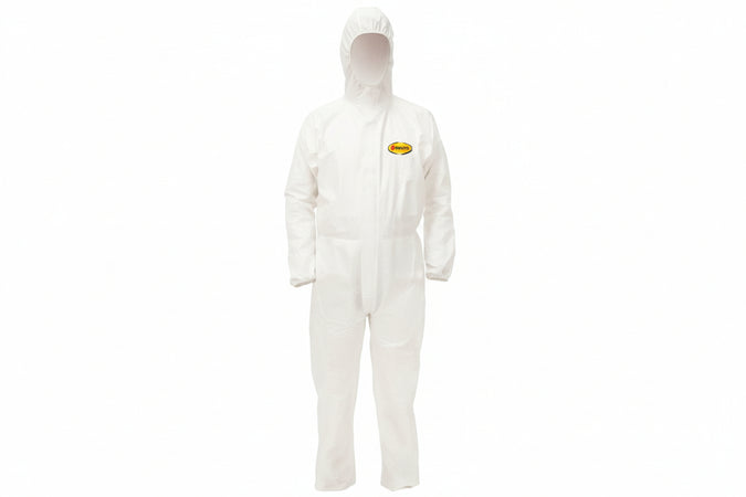 Tute Di Protezione Da Agenti Chimici Con Cappuccio E Cerniera- - Tg.L - 5 Pezzi Excel