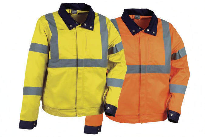 Giacca Tempel Ad Alta Visibilita' Tg.3Xl Giallo Fluo/Navy Cofra