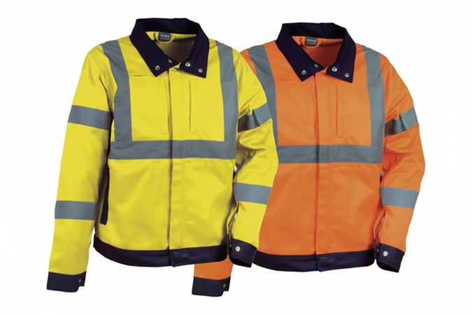 Giacca Tempel Ad Alta Visibilita' Tg.M Arancione Fluo/Navy Cofra