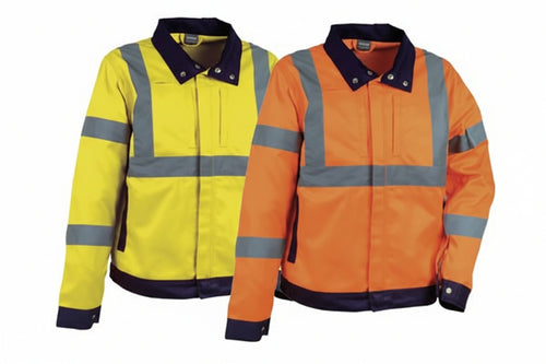 Giacca Tempel Ad Alta Visibilita' Tg.Xl Arancione Fluo/Navy Cofra