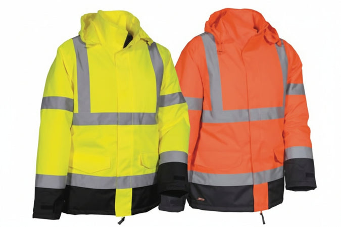 Giacca Imbottita Namsos Ad Alta Visibilita' Tg.S Giallo Fluo/Navy Cofra