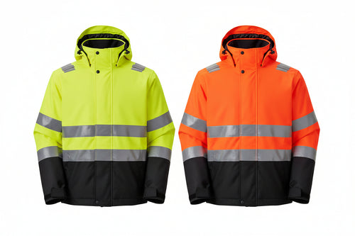 Giacca Imbottita Namsos Ad Alta Visibilita' Tg.L Giallo Fluo/Navy Cofra