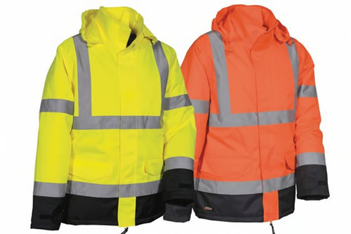 Giacca Imbottita Namsos Ad Alta Visibilita' Tg.2Xl Giallo Fluo/Navy Cofra