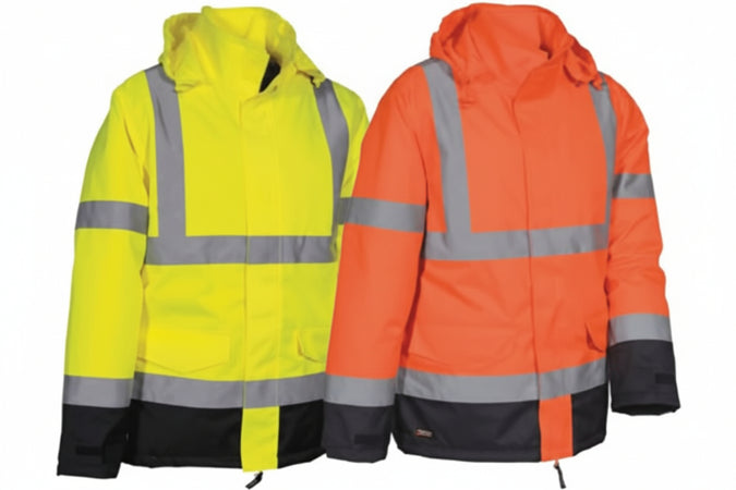 Giacca Imbottita Namsos Ad Alta Visibilita' Tg.M Arancio Fluo/Navy Cofra