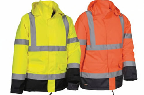 Giacca Imbottita Namsos Ad Alta Visibilita' Tg.L Arancio Fluo/Navy Cofra