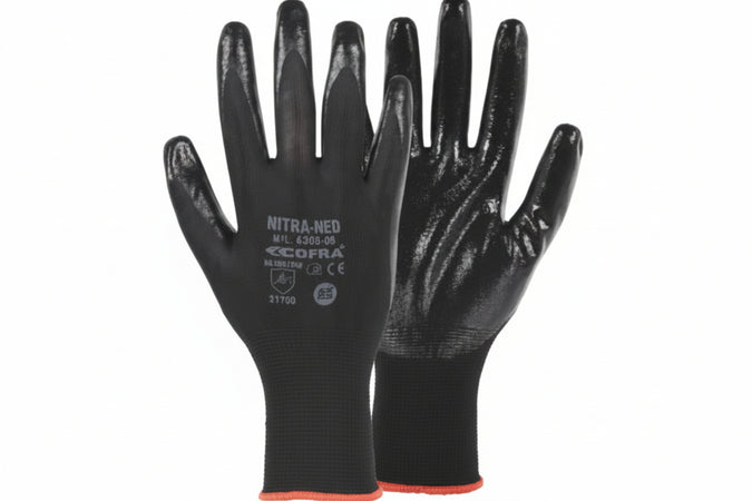 Guanti Da Lavoro Nitra-Neo In Nitrile- - Tg.Xl - 1 Dozzina Cofra